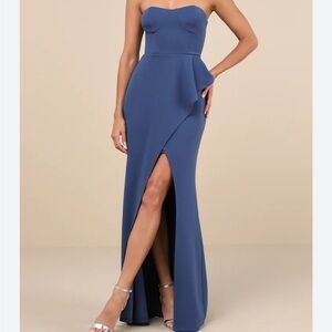 Lulu's Navy Blue Dress